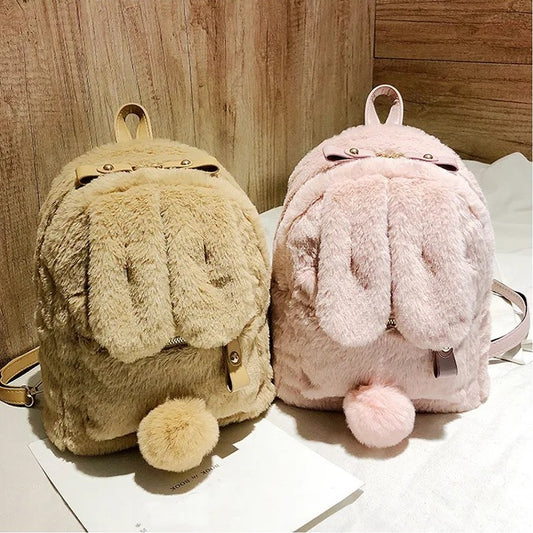 Plush Bunny Backpack