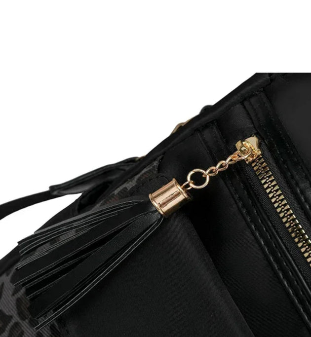 Leopard Print Backpack