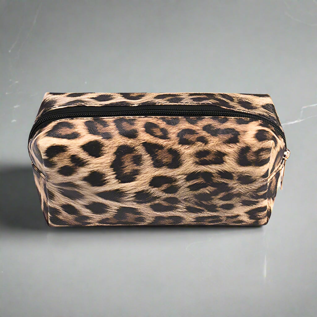 Leopard Makeup Bag