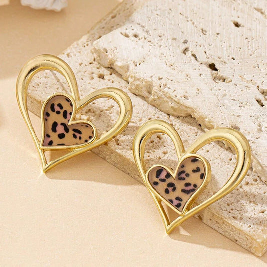 Double Heart Earrings