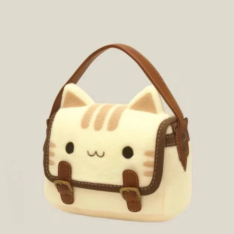Cute Plush Cat Handbag