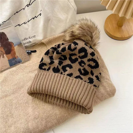 Leopard Print Beanie