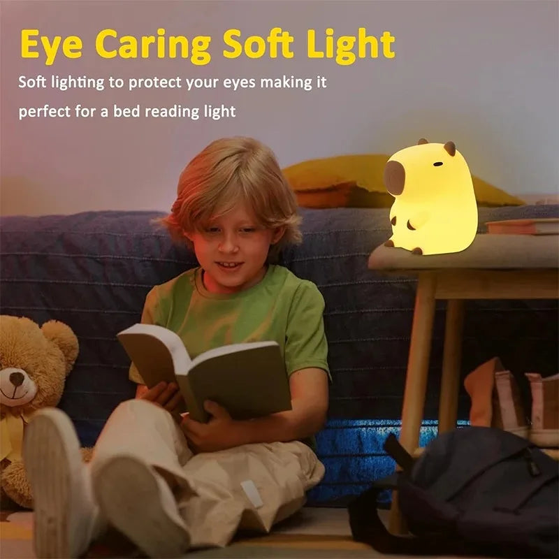 Cute Capybara Night Light