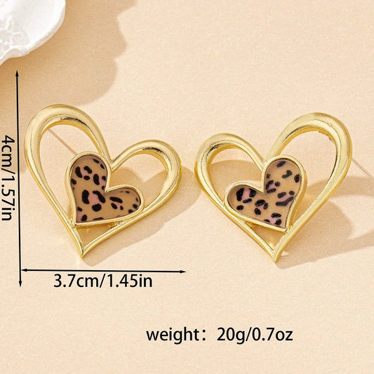 Double Heart Earrings