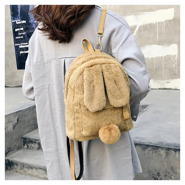 Plush Bunny Backpack
