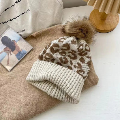 Leopard Print Beanie