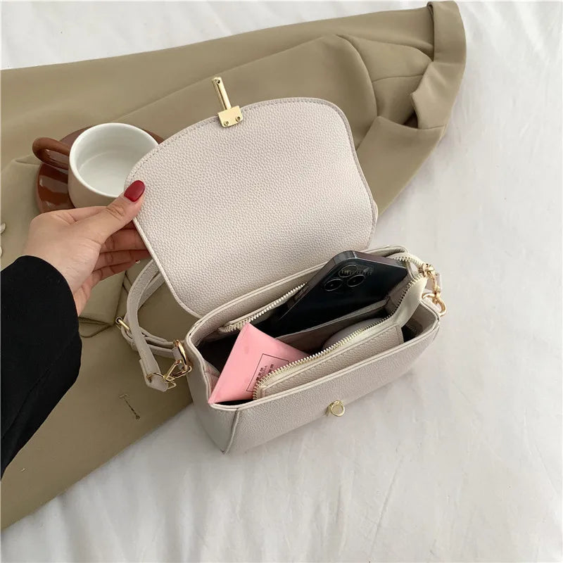 Snake Print Crossbody Bag