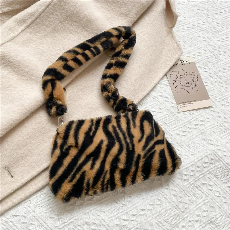 Fluffy Shoulder Bag