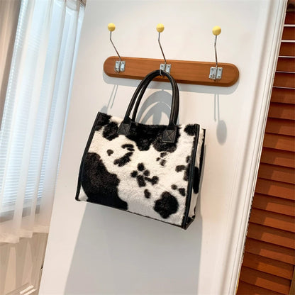 Faux Fur Shopper Tote