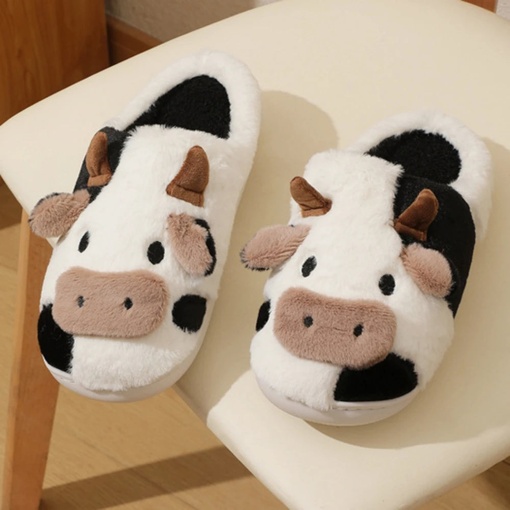 Moo Moo Plush Slippers