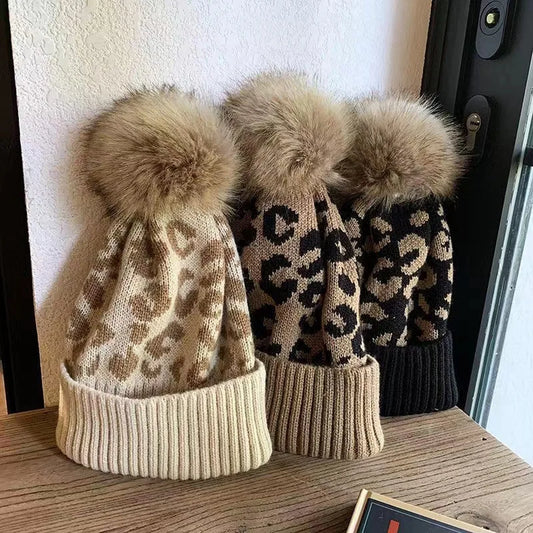 Leopard Print Beanie