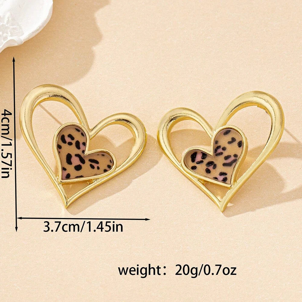 Double Heart Earrings