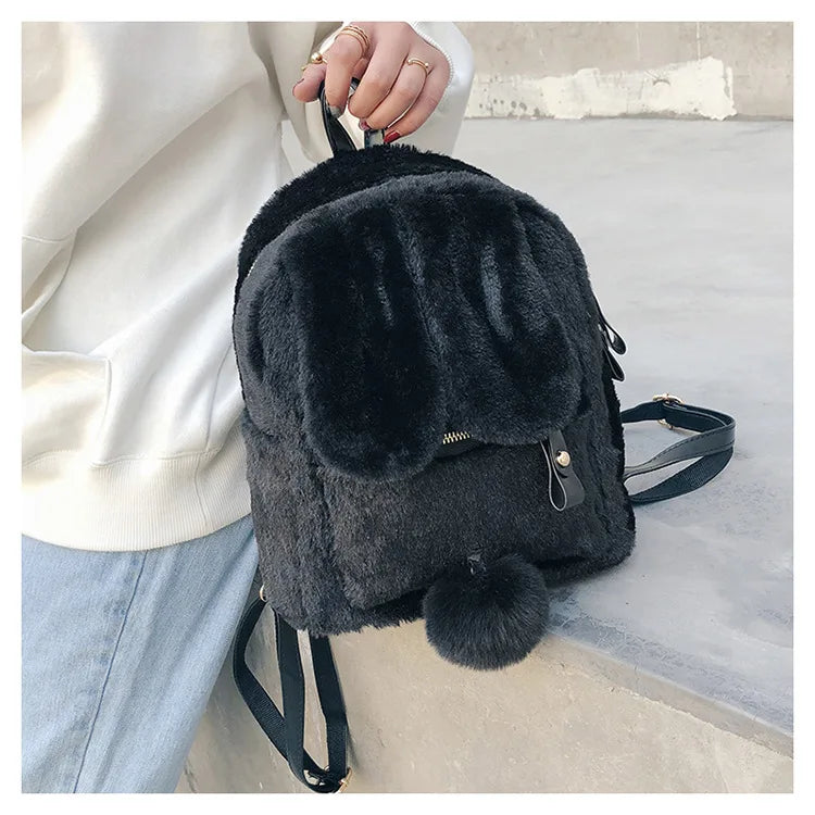 Plush Bunny Backpack