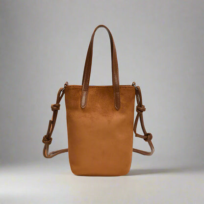 Crossbody Leopard Print Bucket Bag