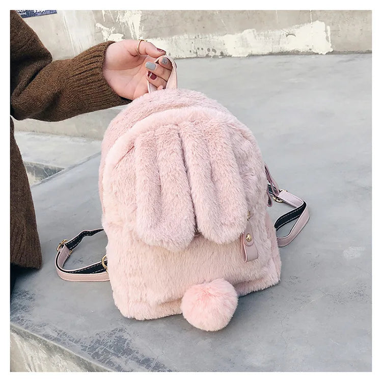 Plush Bunny Backpack